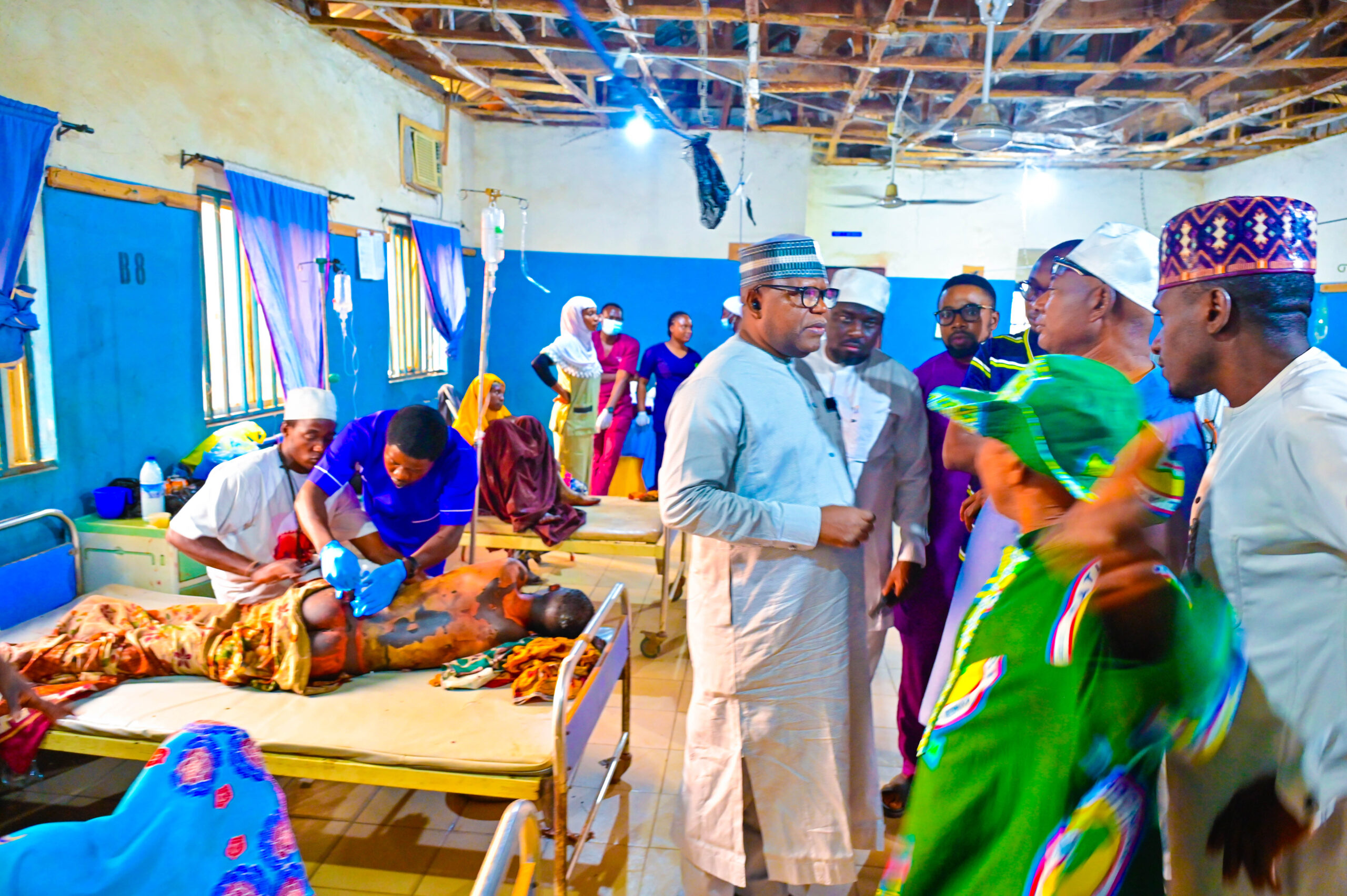 NNPC VISIT TANKER FIRE VICTIMS