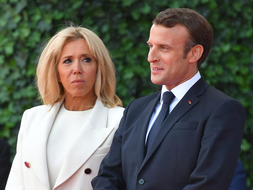 MACRON AND WIFE
