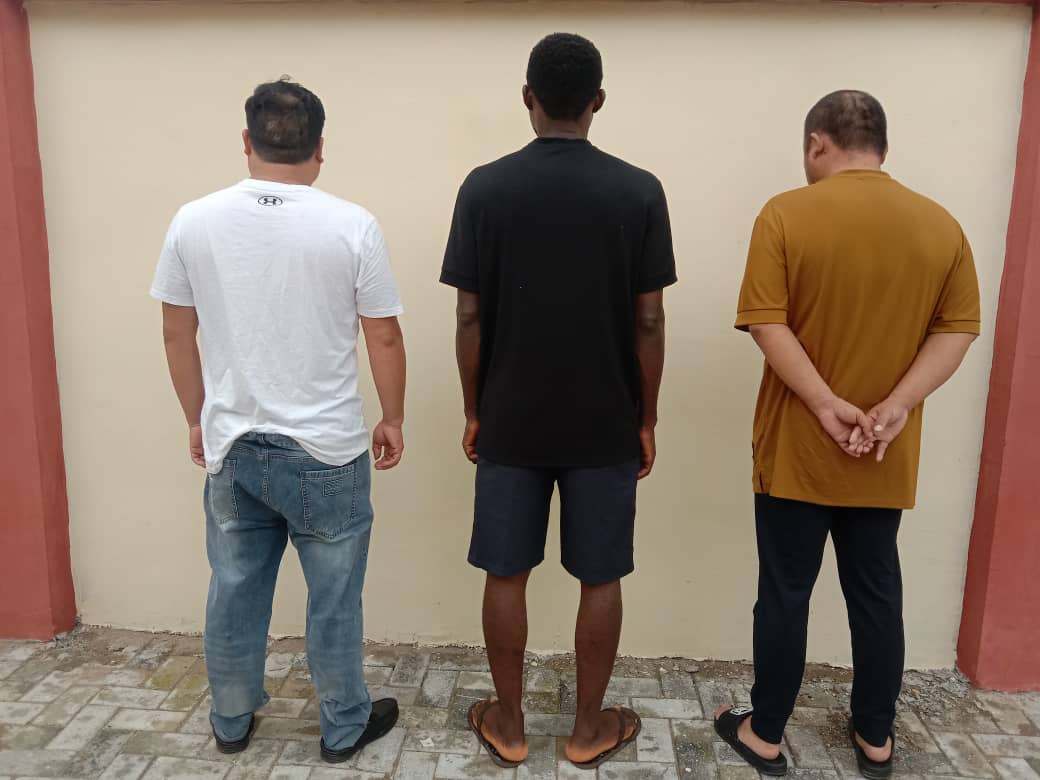 ILLEGAL MINIERS ARRESTED