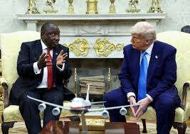 RAMAPHOSA WITH TRUMP
