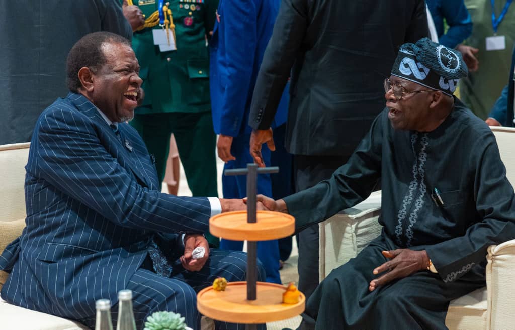 TINUBU WITH NAMIBIA PRESIDENT