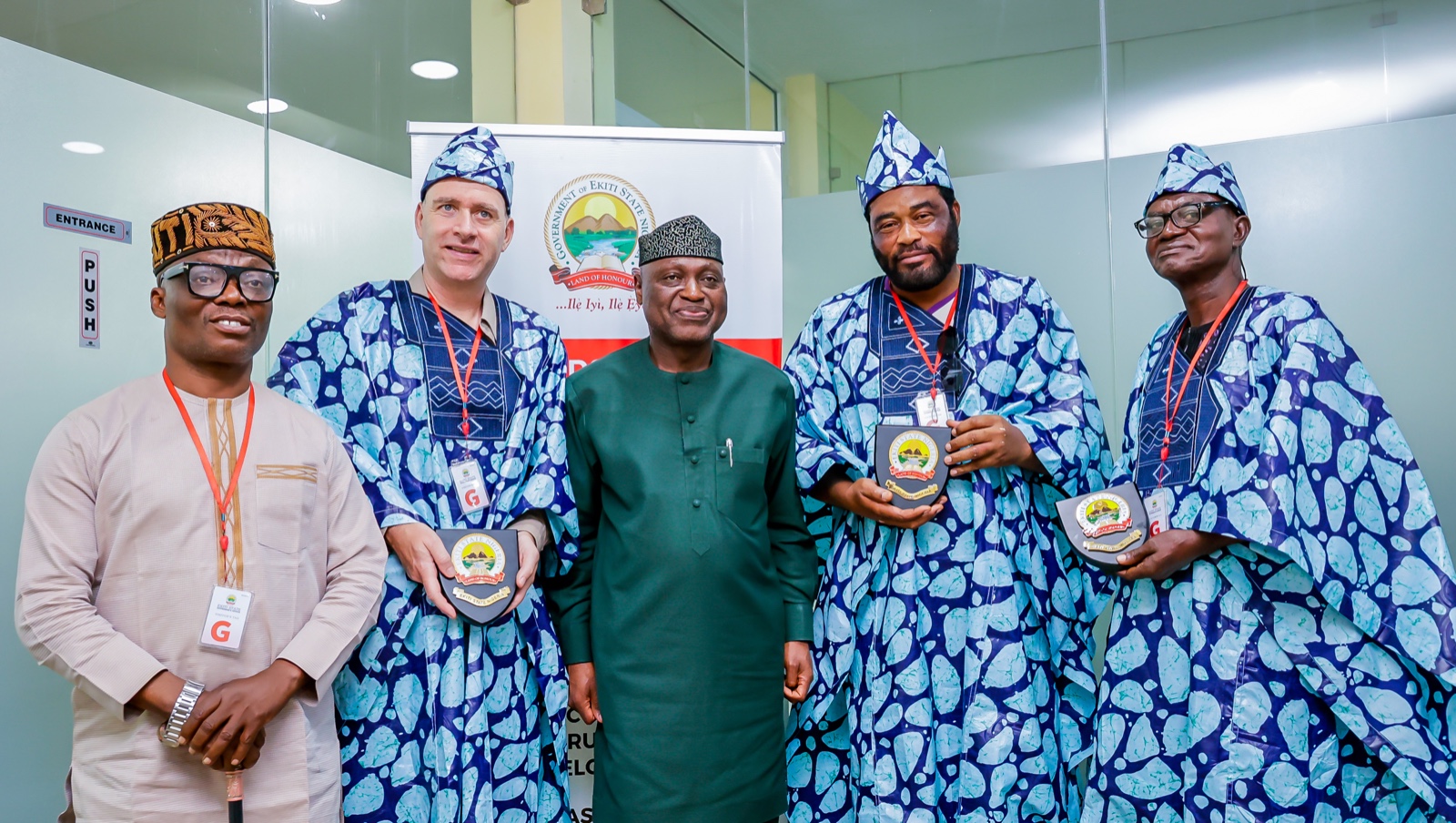 OYEBANJI WITH TOURISTS