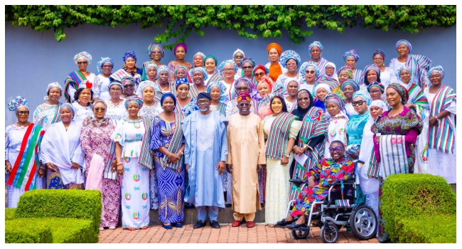 TINUBU WITH WOMEN