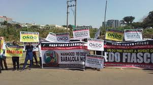INEC OFFICE PROTEST