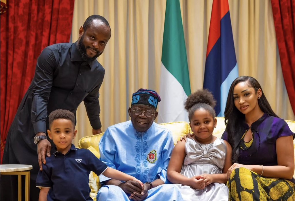 TINUBU WITH FAMILY
