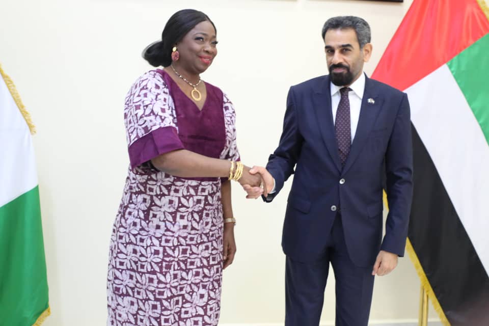 DABIRI WITH UAE OFFICIAL