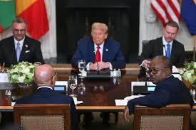 TRUMP WITH AFRICAN LEADERS